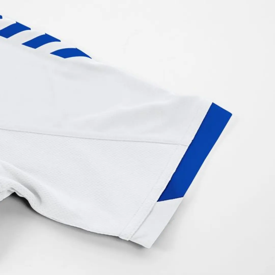 Hummel Fyn Shirt Korte Mouw Kinderen 128 - Wit/Royal