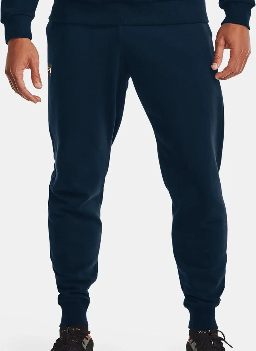 Under Armour Rival Fleece Heren Joggingbroek XL - Donkerblauw - afbeelding 6 van 6