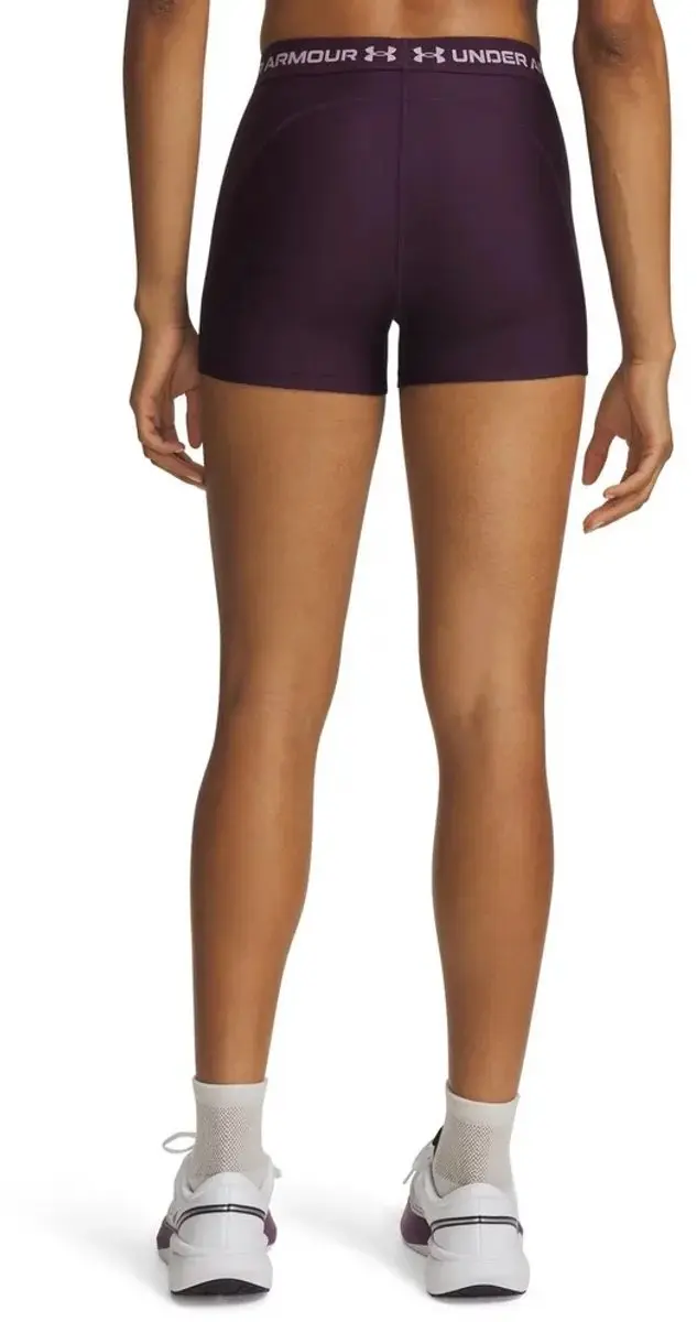 Under Armour HeatGear Korte Broek - XS - Paars - afbeelding 4 van 5