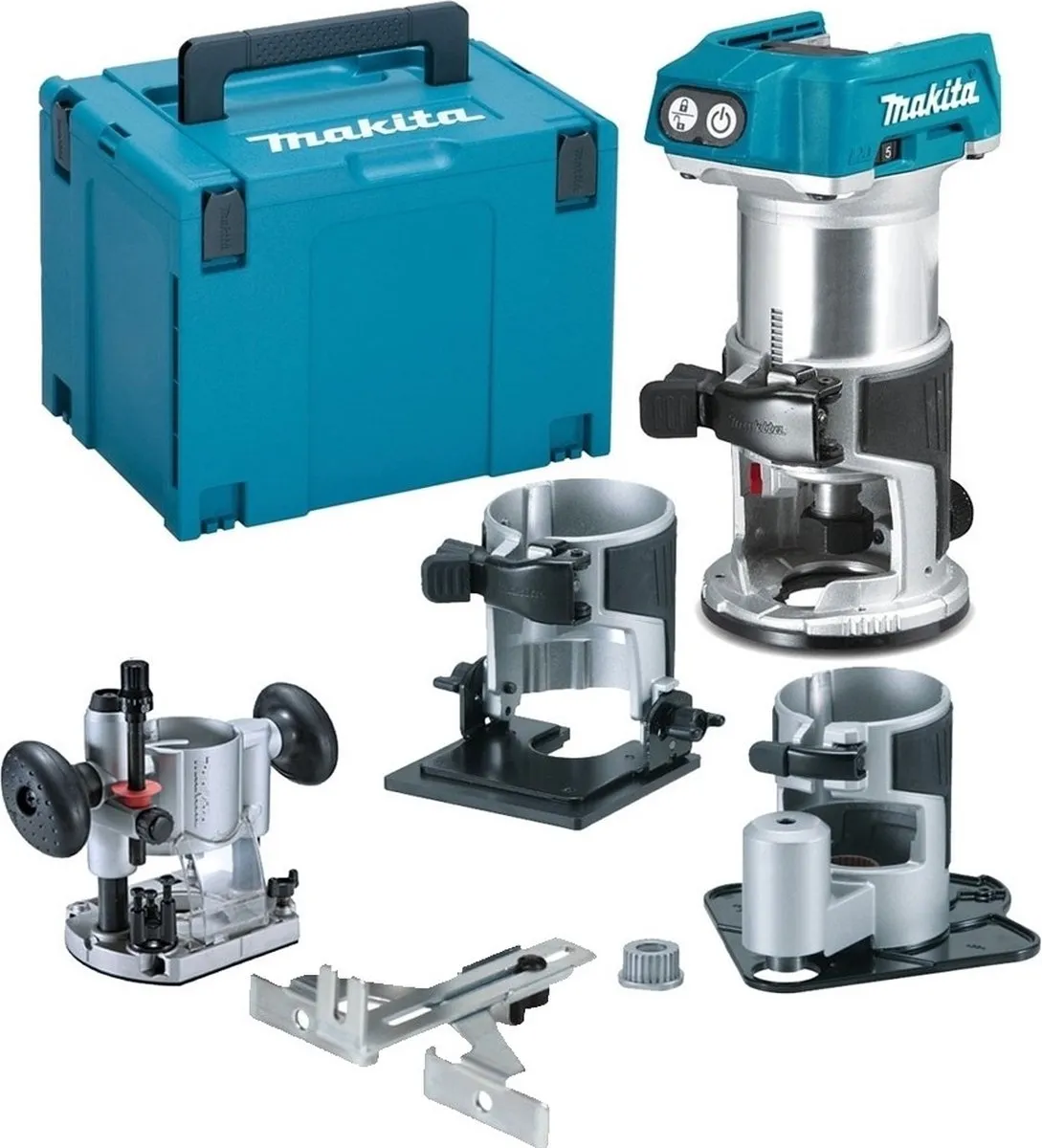 Makita DRT50RTJX3 Accu Boven- en Kantenfrees 18V
