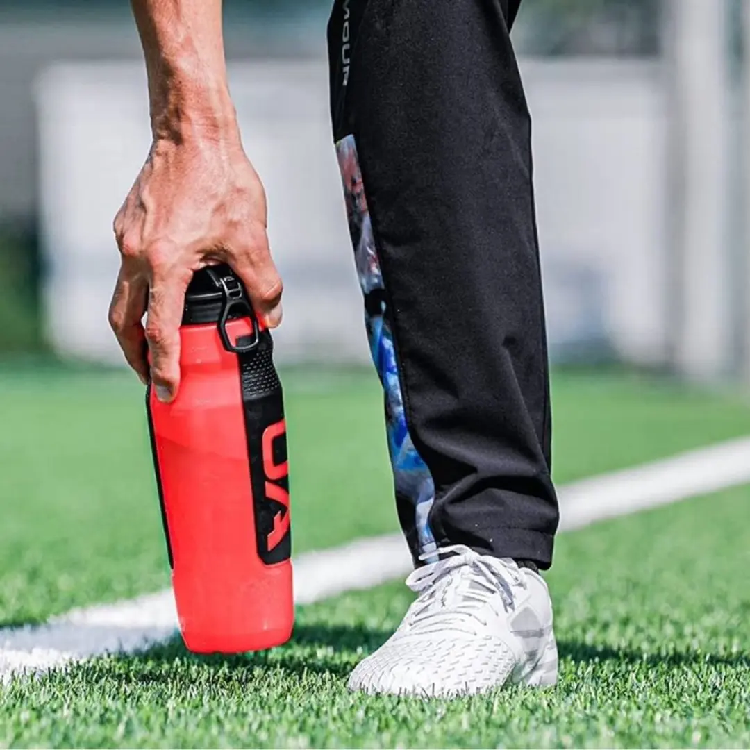 Under Armour Playmaker Squeeze Bidon 950ml - Rood - afbeelding 6 van 6
