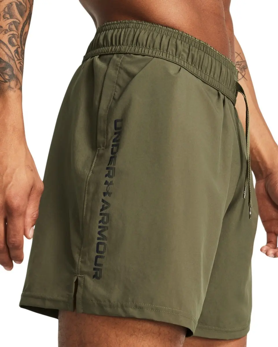 Under Armour Tech Woven Wordmarks Short - XS - Donkergroen