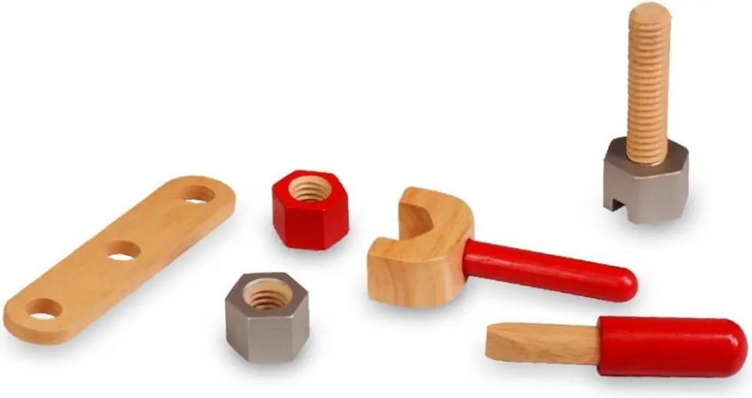 I'm Toy Loop Duwwagen Constructie - Grijs/Rood/Zwart