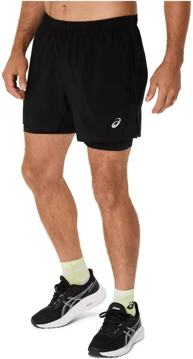 ASICS Core 2N1 5in Short - M - Zwart