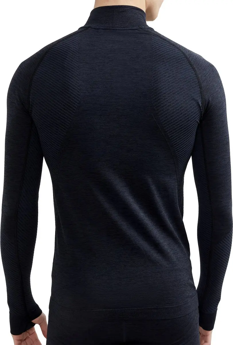 Craft Core Dry Active Comfort HZ Thermoshirt Heren L - Donkerblauw/Zwart