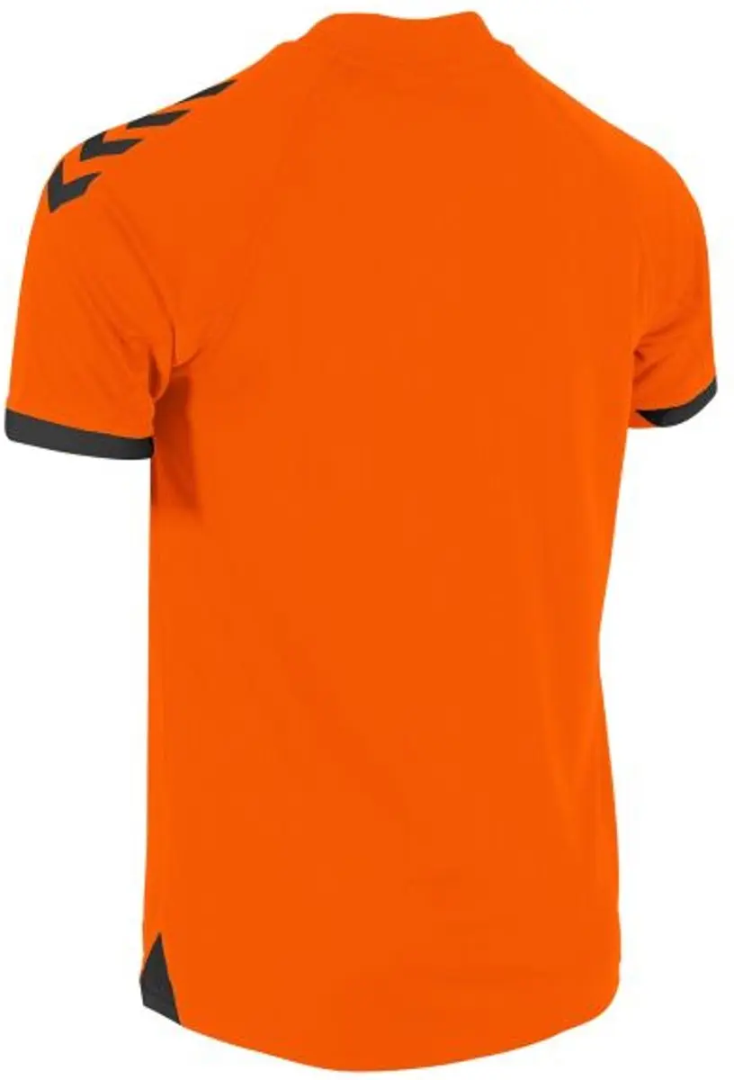 Hummel Fyn Shirt Korte Mouw Kinderen 128 - Oranje/Zwart - afbeelding 6 van 6