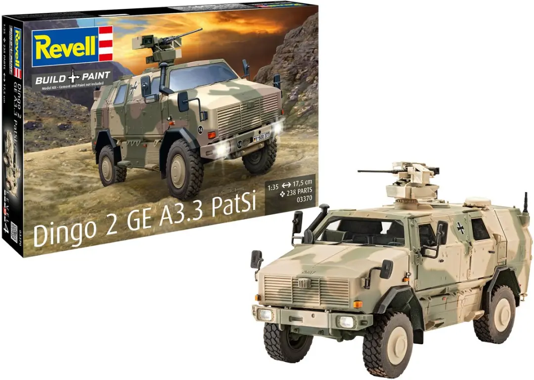 Revell 03370 Dingo 2 GE A3.3 PatSi Militaire Voertuig