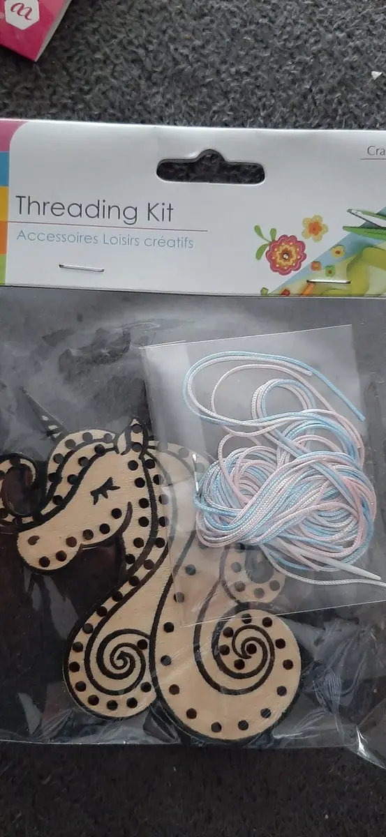 Craft Threading Kit Houten Borduurdier - 3 Kleuren