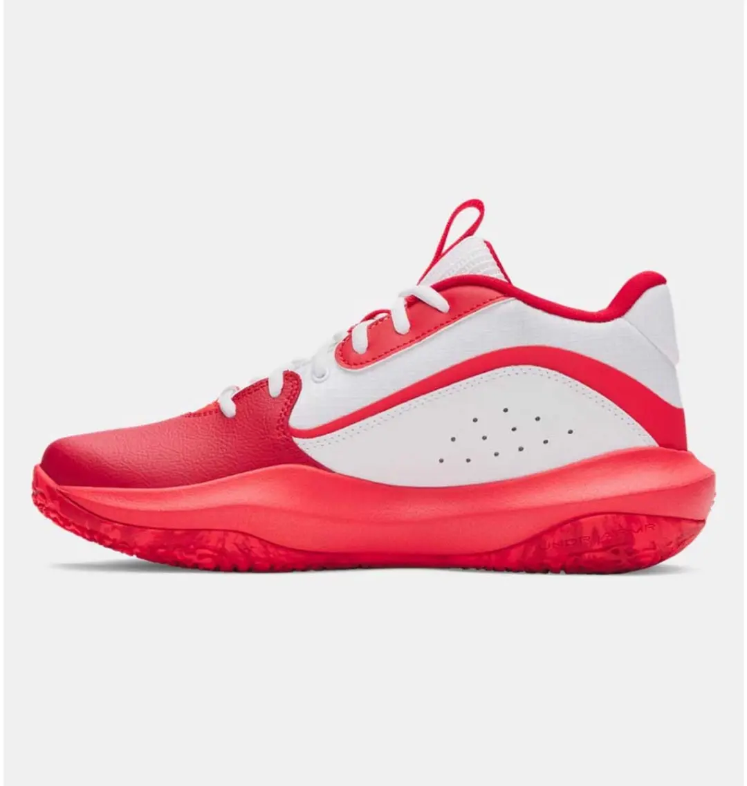 Under Armour Lockdown 7 Basketbalschoenen - Rood/Wit - EU 41