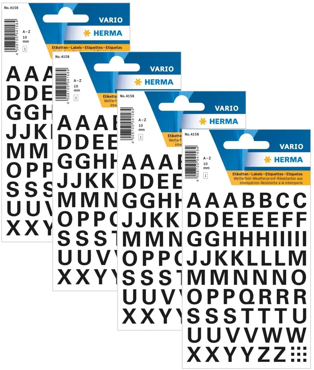 Herma Alfabet Stickers A-Z 10mm