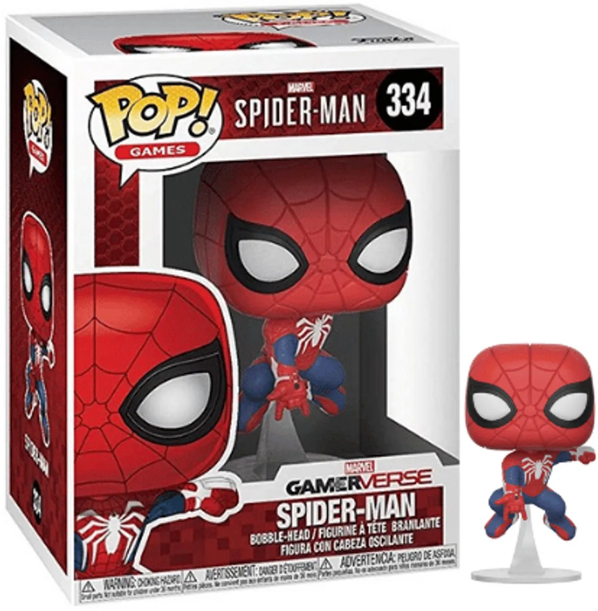 Funko Pop Games Spider-Man #334 - 29318 - Multicolor - afbeelding 6 van 6