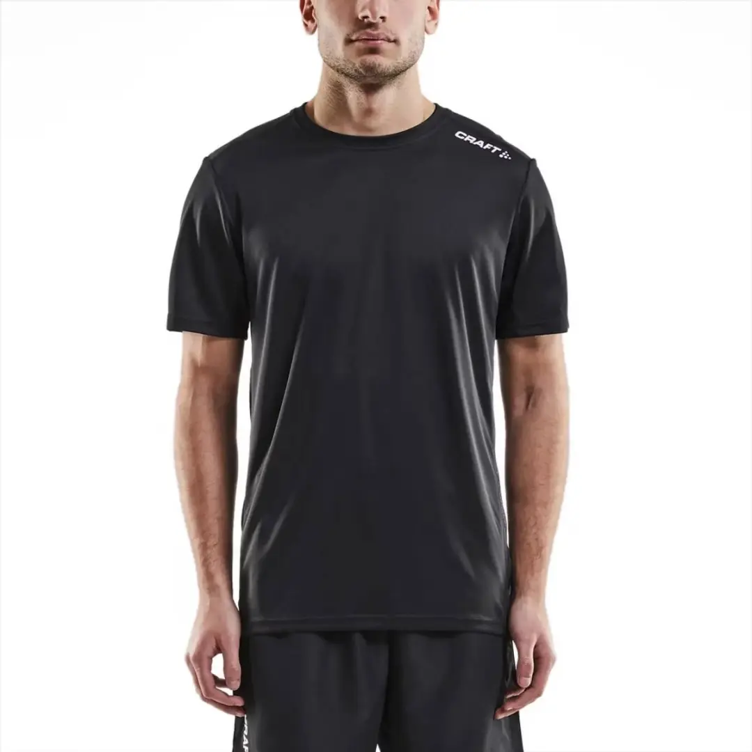 Craft Rush Running T-Shirt Heren - XS - Zwart