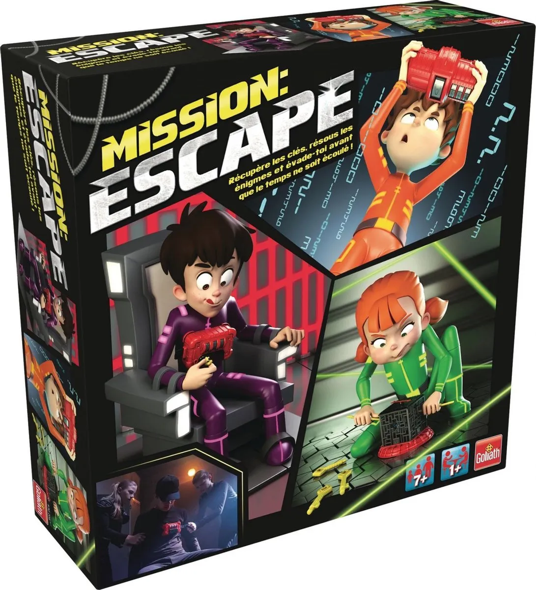 Goliath Mission Escape Franstalig Kinderspel - 2-4 Spelers