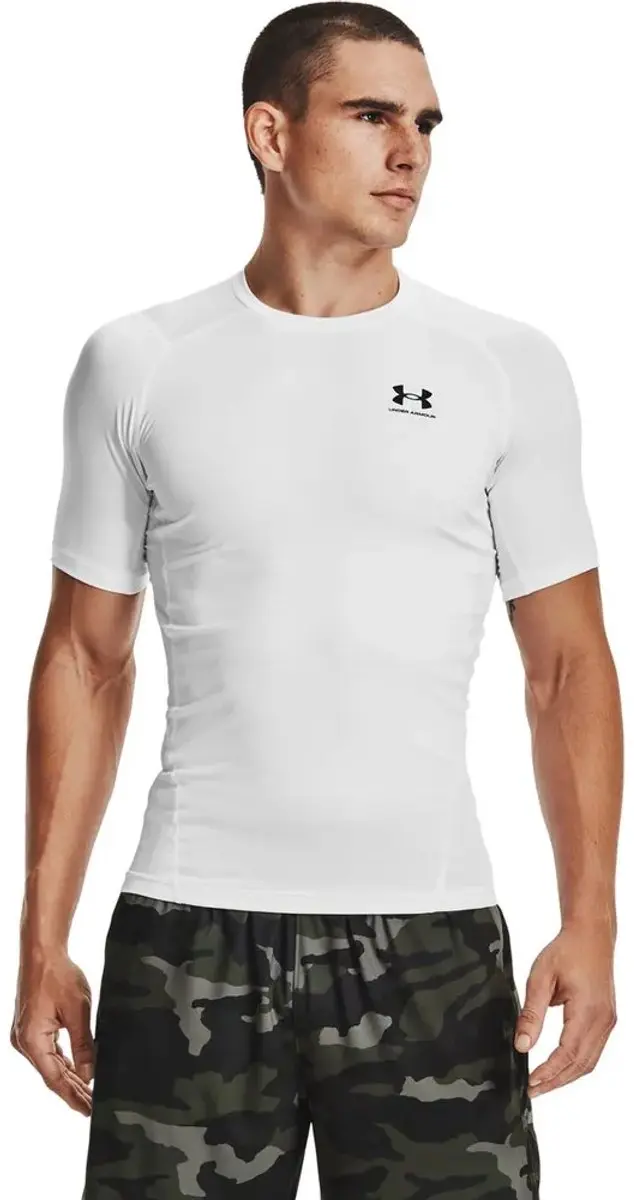 Under Armour HeatGear T-shirt L - Wit - afbeelding 6 van 6