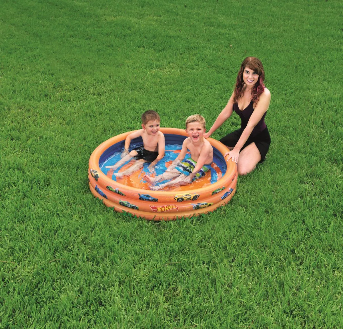 Bestway Hot Wheels Kinderbad 122cm - Multi kleuren - afbeelding 6 van 6
