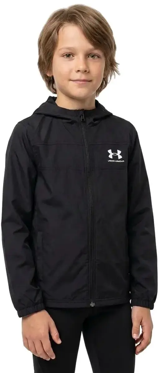 Under Armour UA Sportstyle Windbreaker Jacket 8 jaar - Zwart