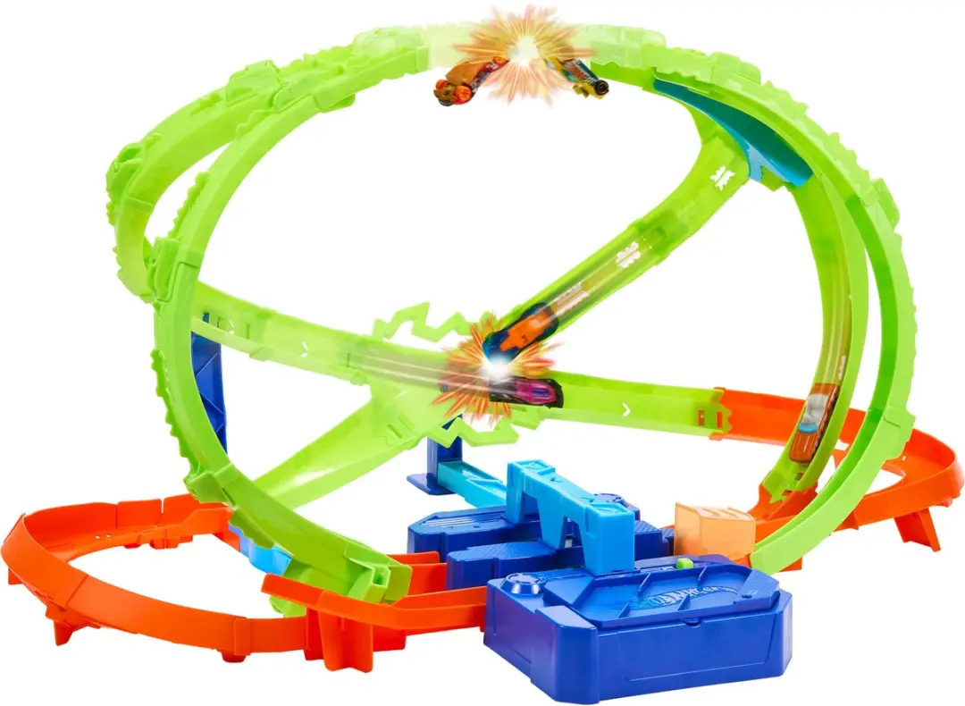 Hot Wheels Stunt Tracks Hypersphere Crash JMG48 - Meerkleurig