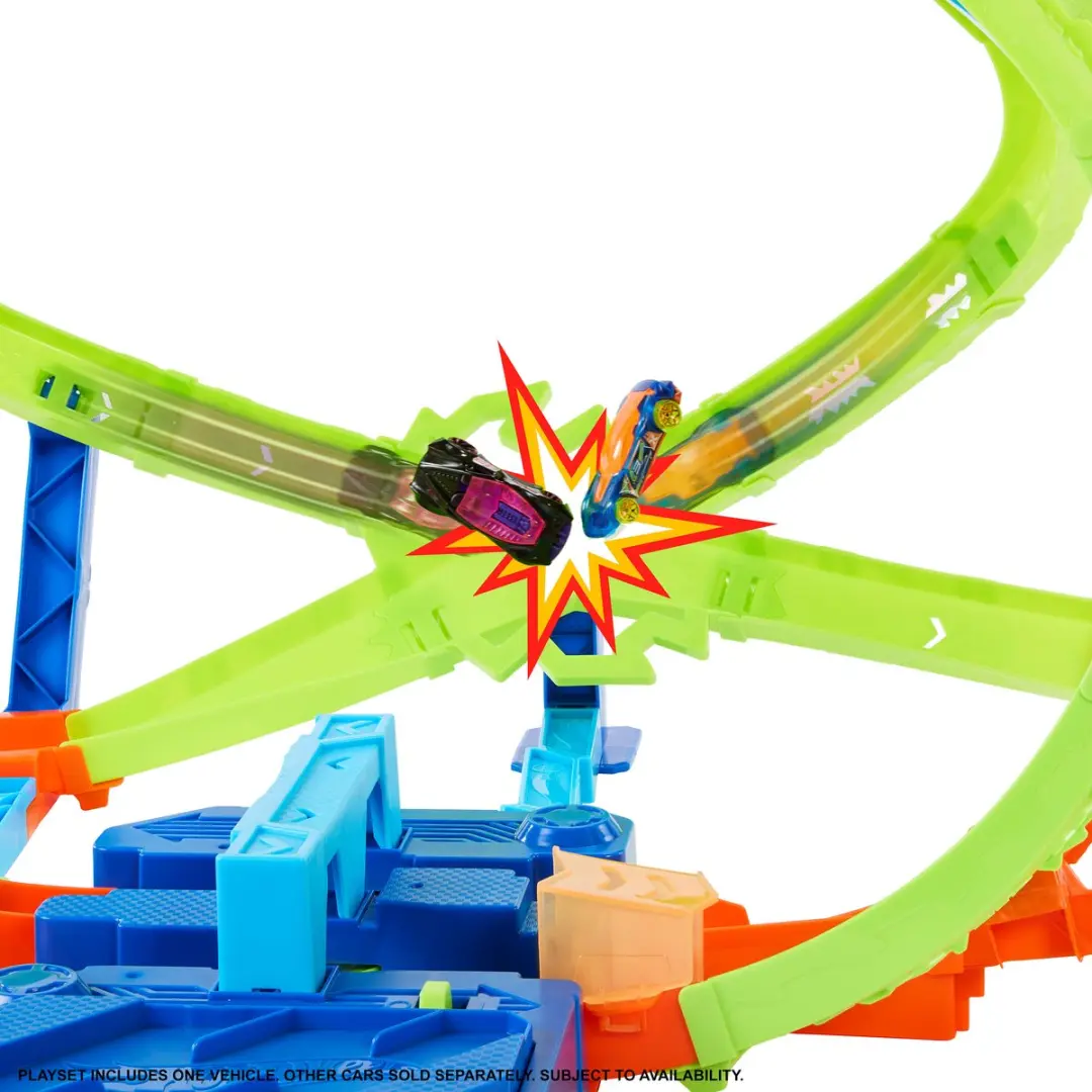 Hot Wheels Stunt Tracks Hypersphere Crash JMG48 - Meerkleurig
