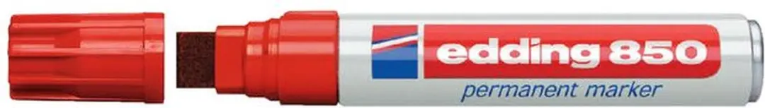 edding 850 Viltstift - 5 Stuks Rood