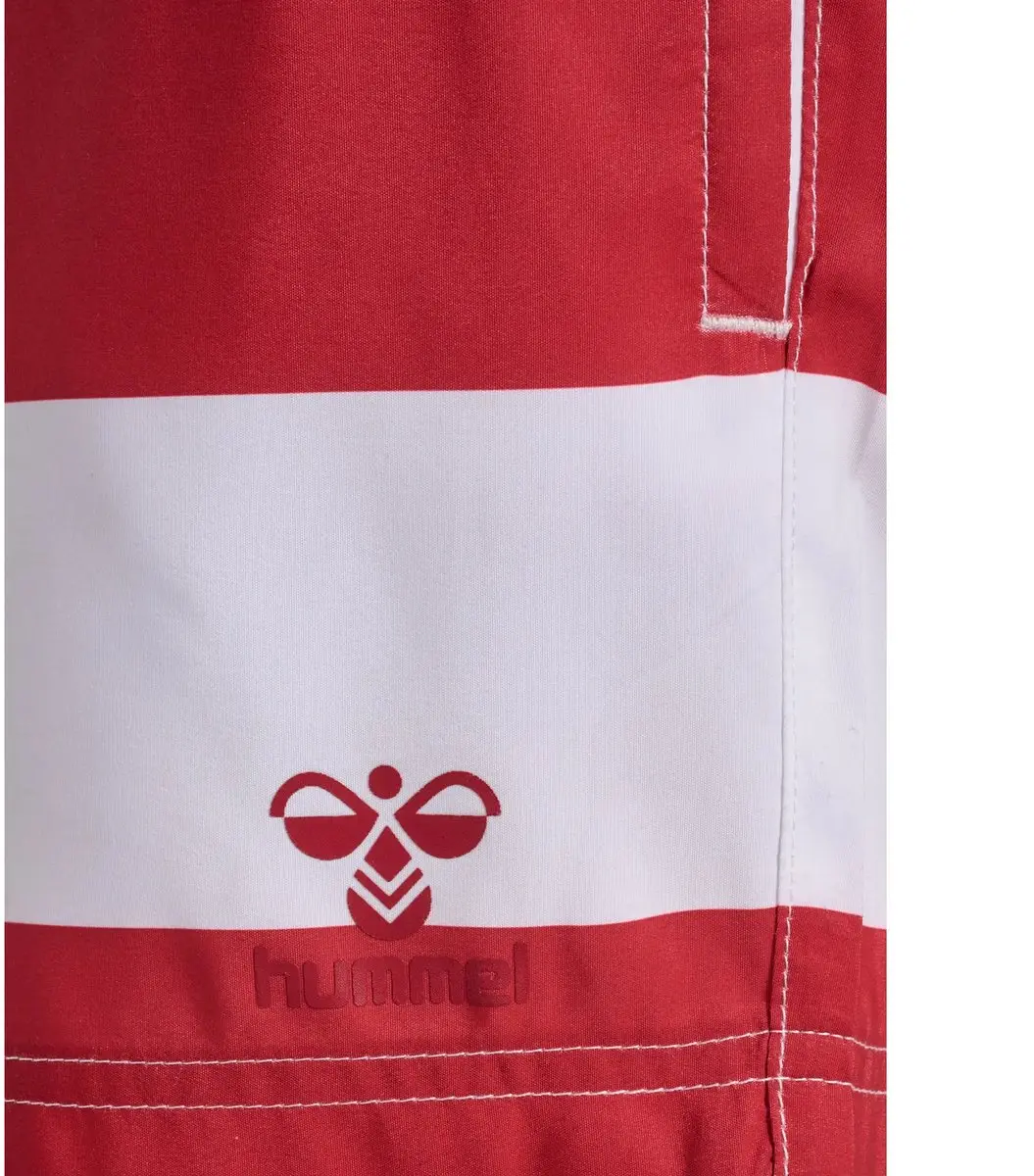 Hummel DBU Fan 24 Kinderzwemshort 140 - Tango Rood/Wit