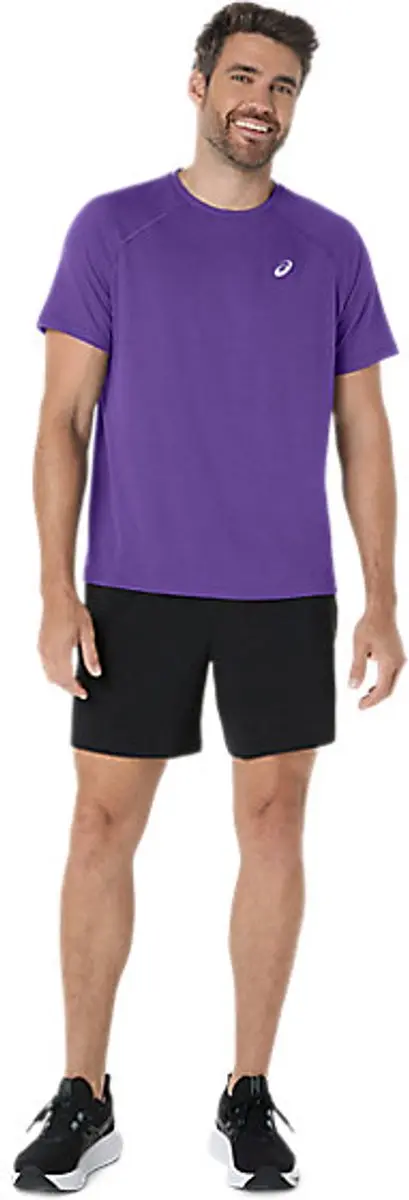 ASICS Sport Run Top Heren - Paars M