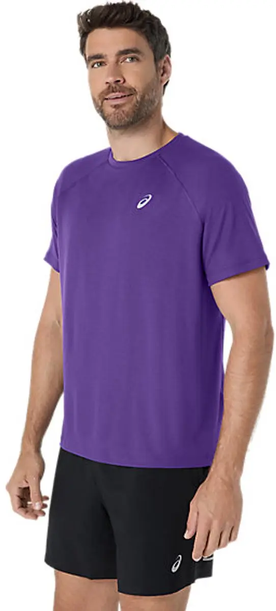 ASICS Sport Run Top Heren - Paars M