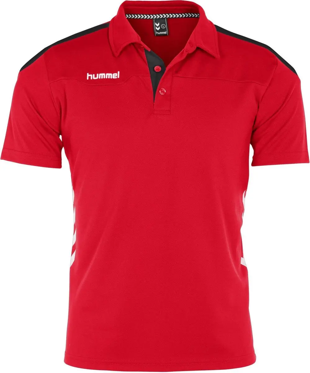 Hummel Valencia Sportpolo - Rood - Maat XL