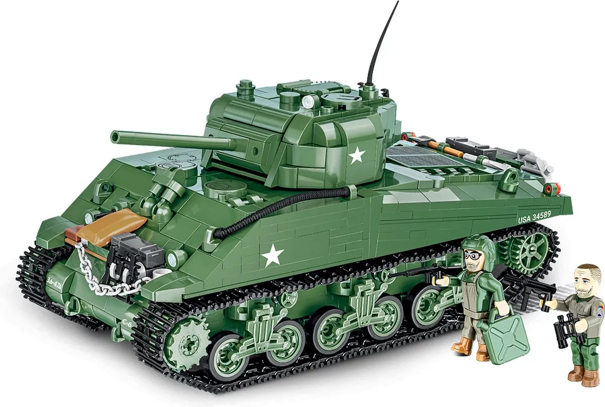 Cobi M4A3 Sherman Bouwblokken Tank 1:28