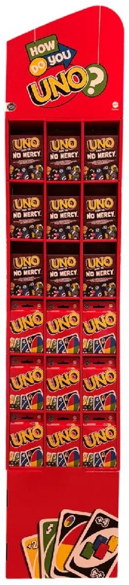 Mattel UNO No Mercy Kaartspel - 2 tot 6 Spelers