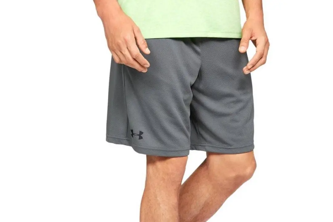 Under Armour UA Tech Mesh Shorts Heren - Maat S - Grijs