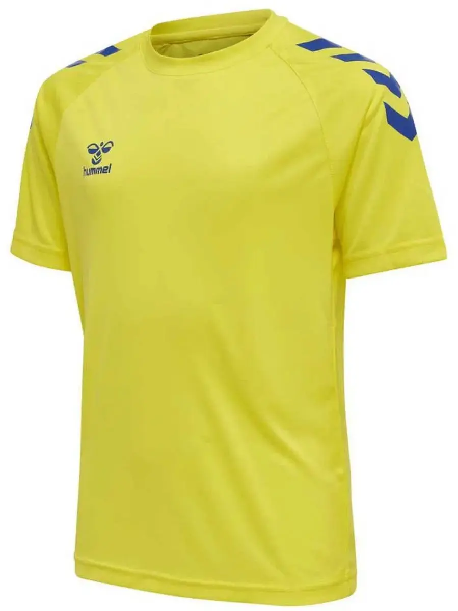 Hummel Core XK Poly T-shirt - 128 cm - Geel