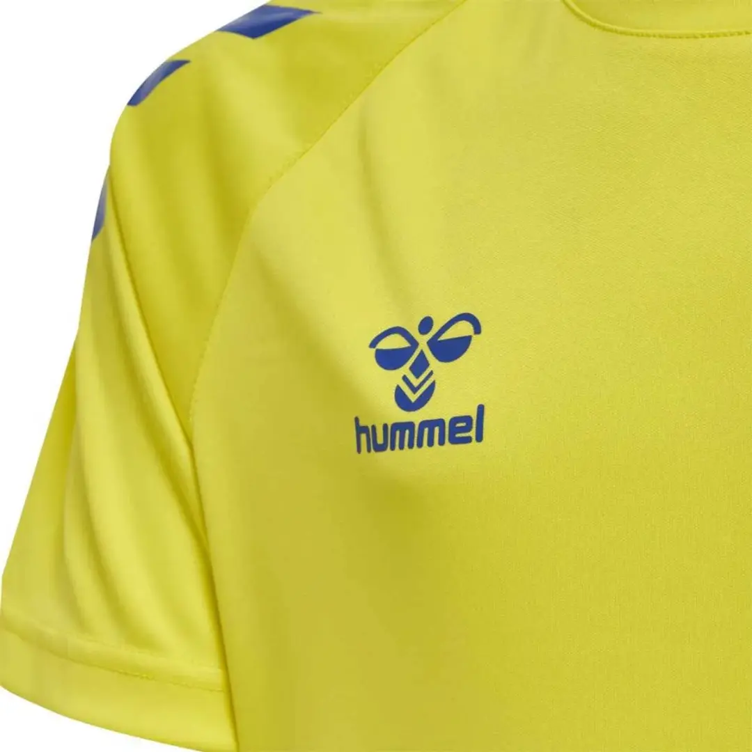 Hummel Core XK Poly T-shirt - 128 cm - Geel