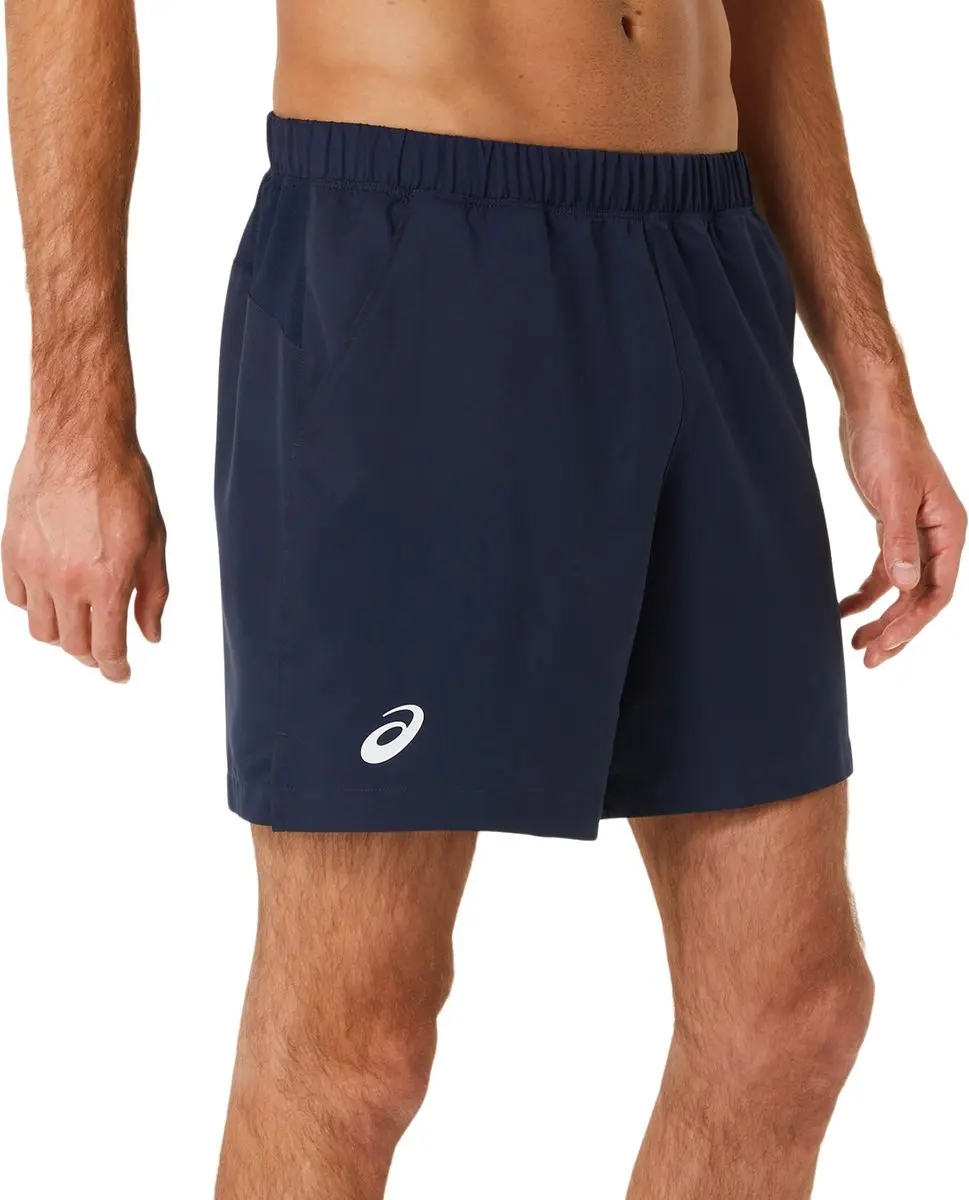 ASICS Court 7 Sportbroek Short - S - Donkerblauw