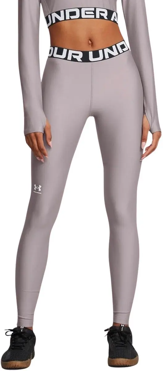 Under Armour HeatGear Authentics Trainingsbroek Dames - Maat L - Grijs