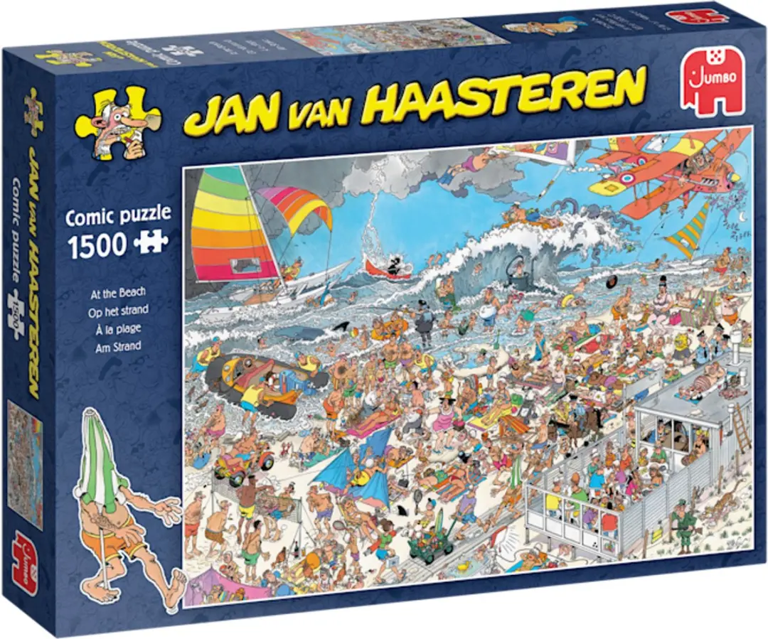 Jan van Haasteren Op het strand Legpuzzel