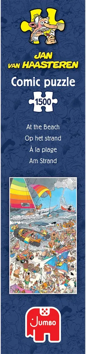 Jan van Haasteren Op het strand Legpuzzel - 1500 Stuks - Meerkleurig