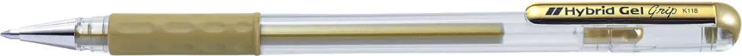 Pentel K118 Grip Gelschrijver Goud