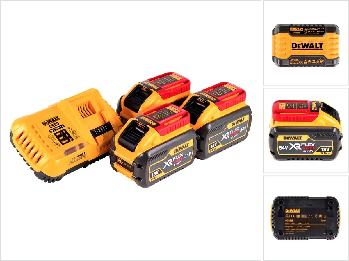 DeWalt DCB118X3 Set