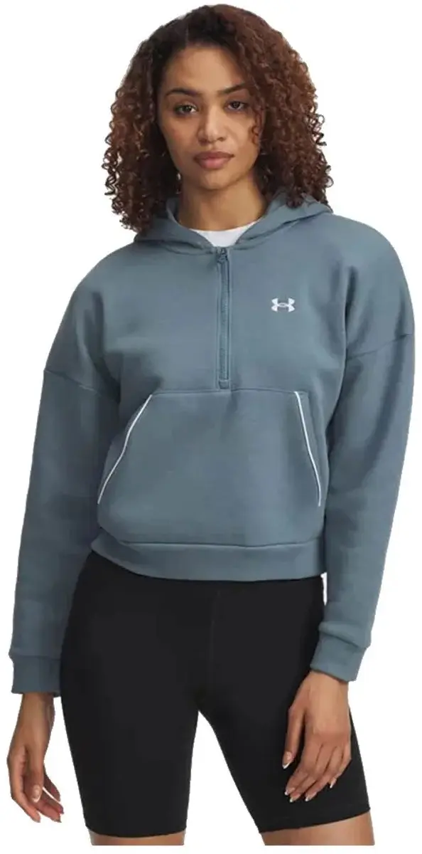 Under Armour Rival Piped Hoodie Half-Zip 6003707-587 - XS - Blauw