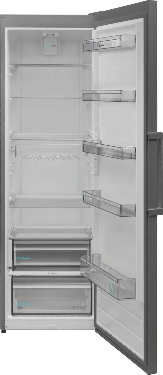 Sharp SJLC11CMXIDEU Koelkast No Frost 389L - Zilver