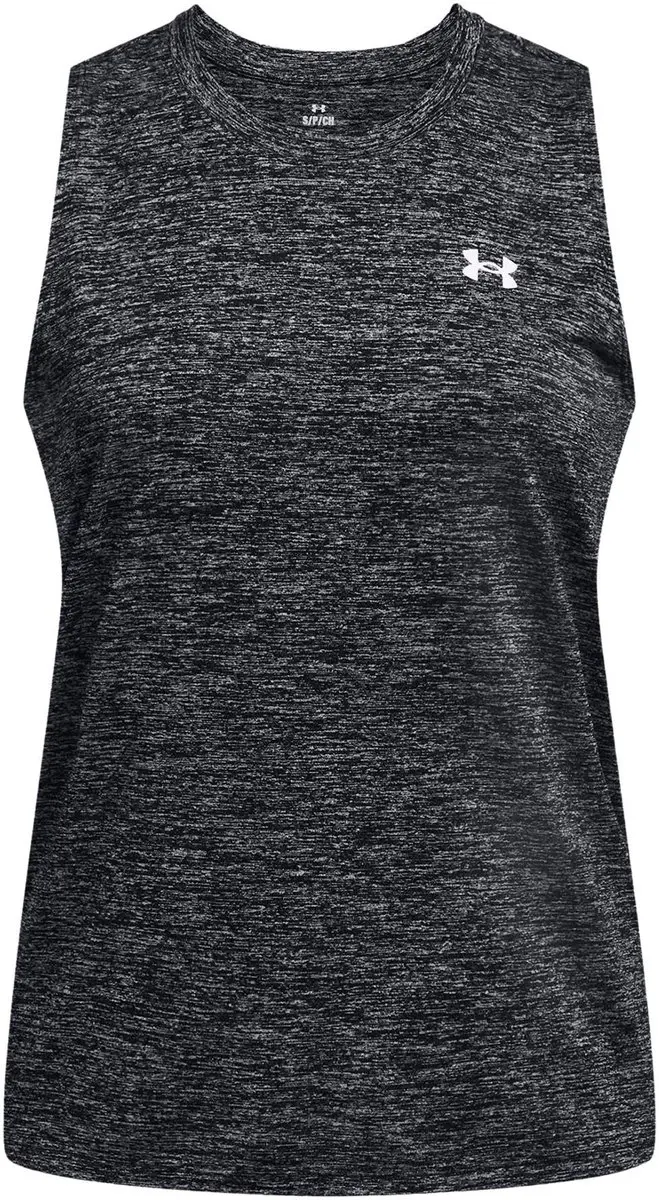 Under Armour Tech Twist Tanktop Dames XS - Zwart