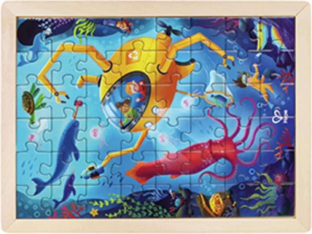 Hape Oceaan Reddingspuzzel 1000 Stuks - Multicolor - afbeelding 6 van 6