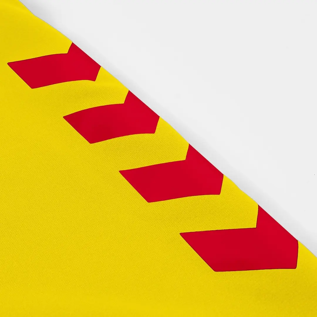 Hummel Fyn Voetbalshirt Lange Mouw Heren - Geel