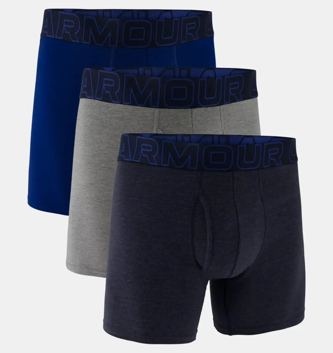 Under Armour Performance Cotton Boxerjock 6in - 3-pack L - Meerkleurig
