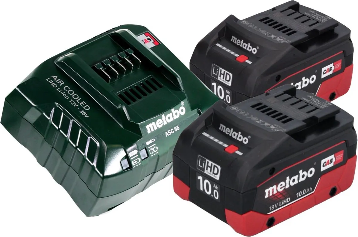 Metabo BH 18 LTX BL 16 Accuboormachine - 18V SDS-plus Brushless - 2x 10,0Ah - afbeelding 3 van 5