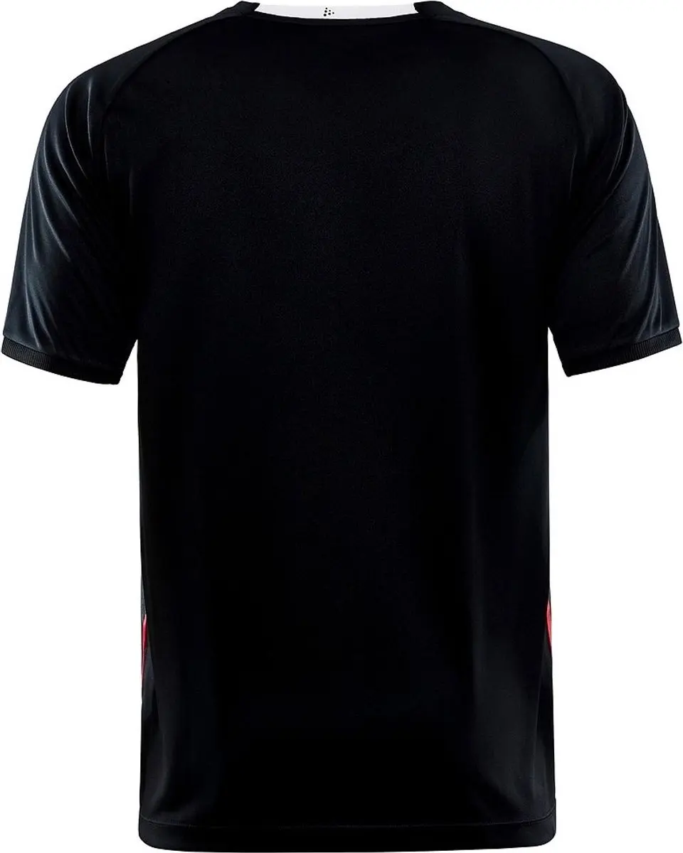 Craft Progress 2.0 Stripe Shirt Heren - XXL - Zwart/Rood
