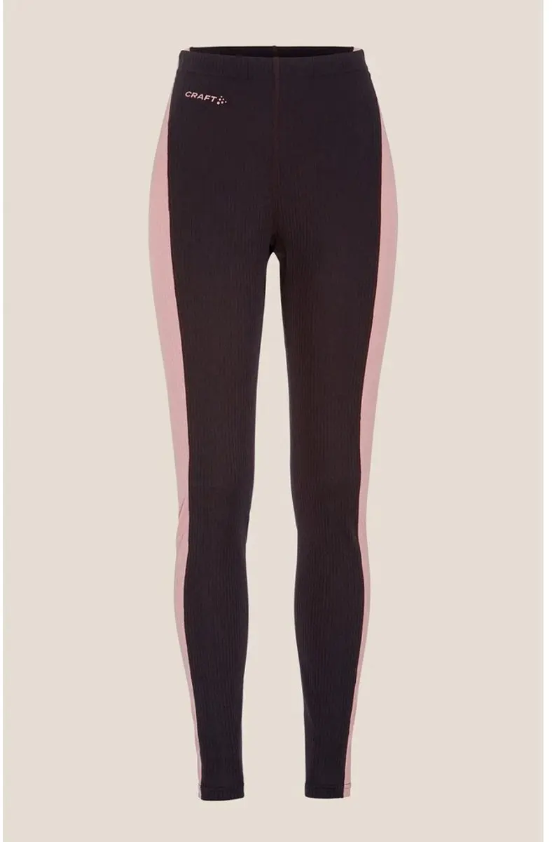 Craft Core Dry Thermoset Dames Shirt & Broek - Maat M - Roze/Dark Purple