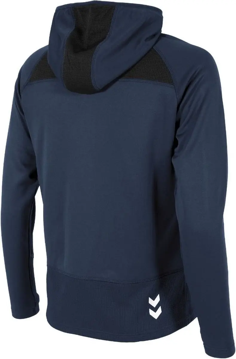 hummel Ground Hooded Training Sportjas Dames - S - Navy