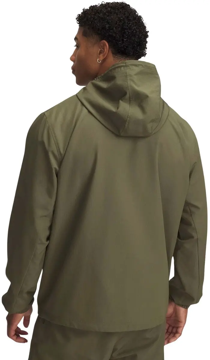 Under Armour Rival Woven Windbreaker Heren - XL - Donkergroen - afbeelding 6 van 6