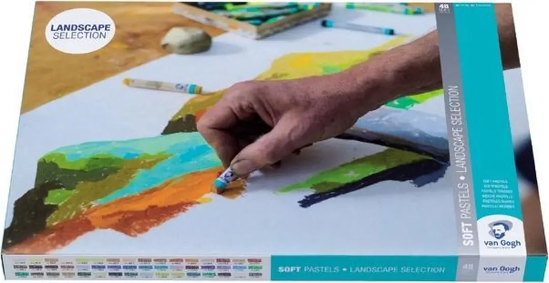 Van Gogh Zachte Pastel Landschap